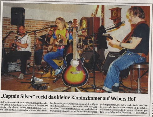 Captain Silver rockt Webershof in Farsleben